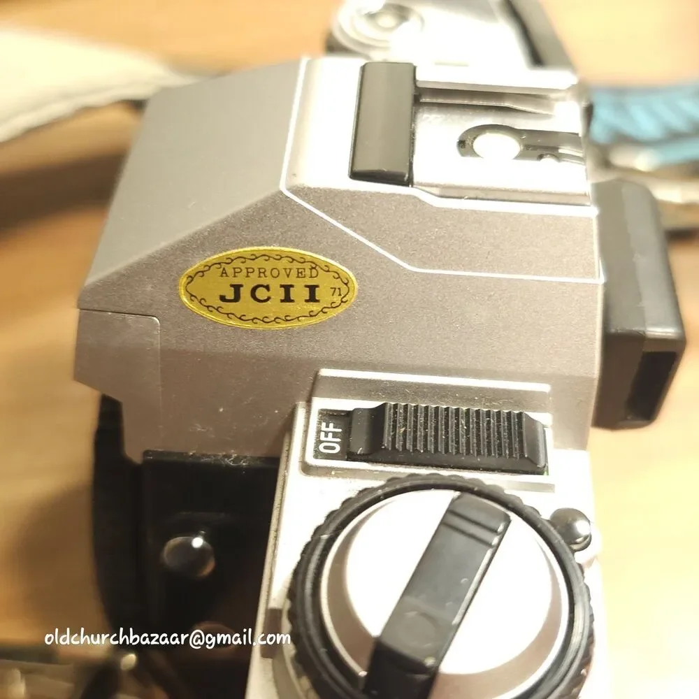 Vintage Minolta X-370 35mm SLR Camera w/2-lens, 28-70mm, 70-210 mm,Vivitar Flash